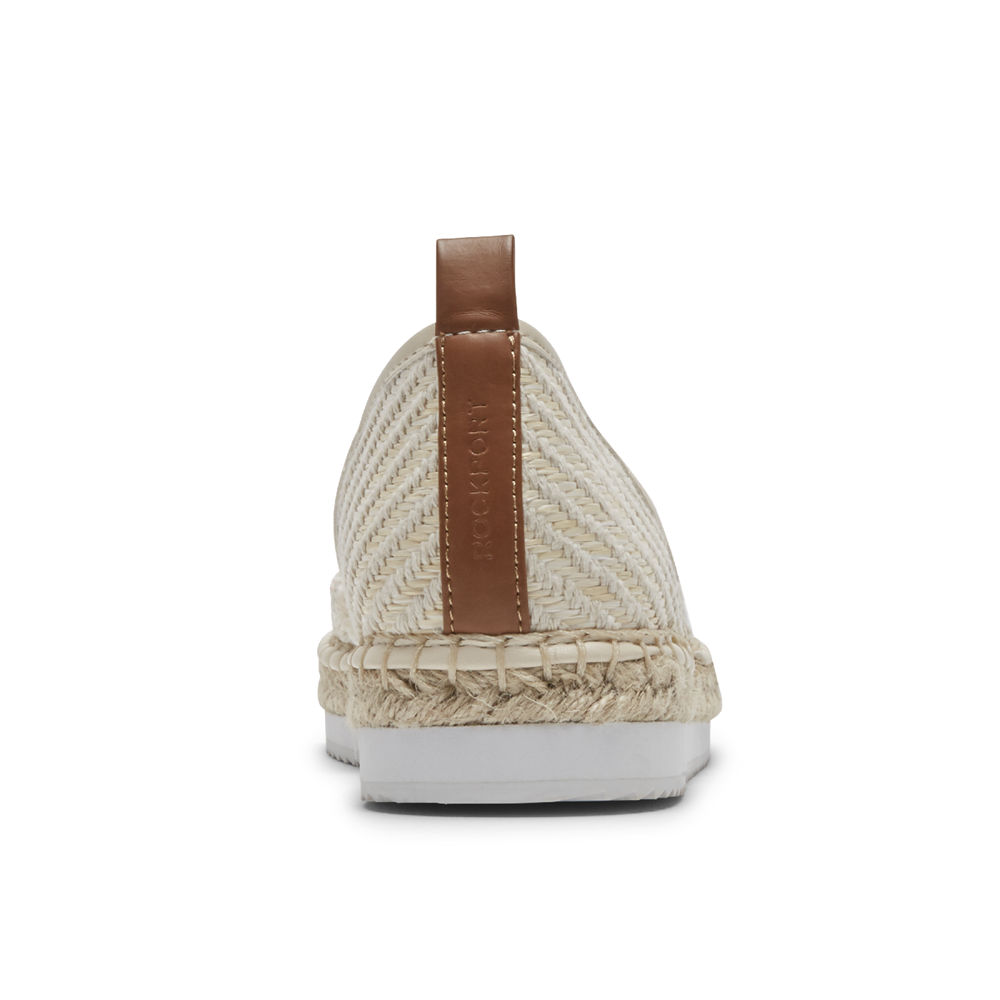 Rockport Slip-Ons Dame Beige - Seaview Bungee - XJWM87204